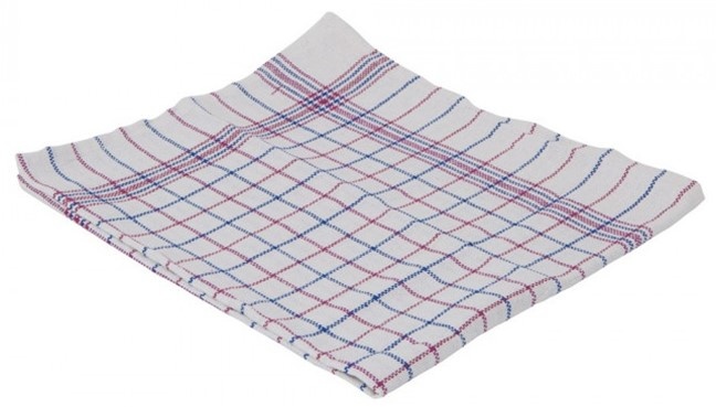 Theedoek Ruit 65x65cm 100% katoen