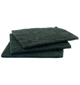 Schuurlapjes 15x15cm d8mm 10 stuks wit