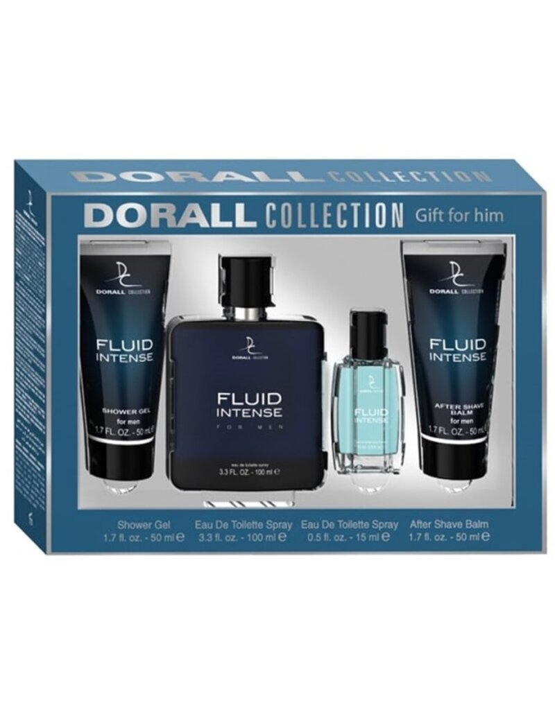 Fluid Int.Men Giftset;Edt100ml+15ml, Douche 50ml &Asbalm50ml