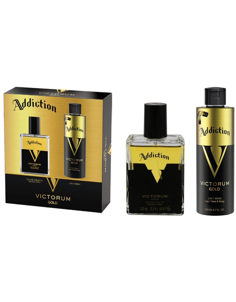 Victorium Addiction Men Giftset; Edt 150ml +3in1 Douche200ml