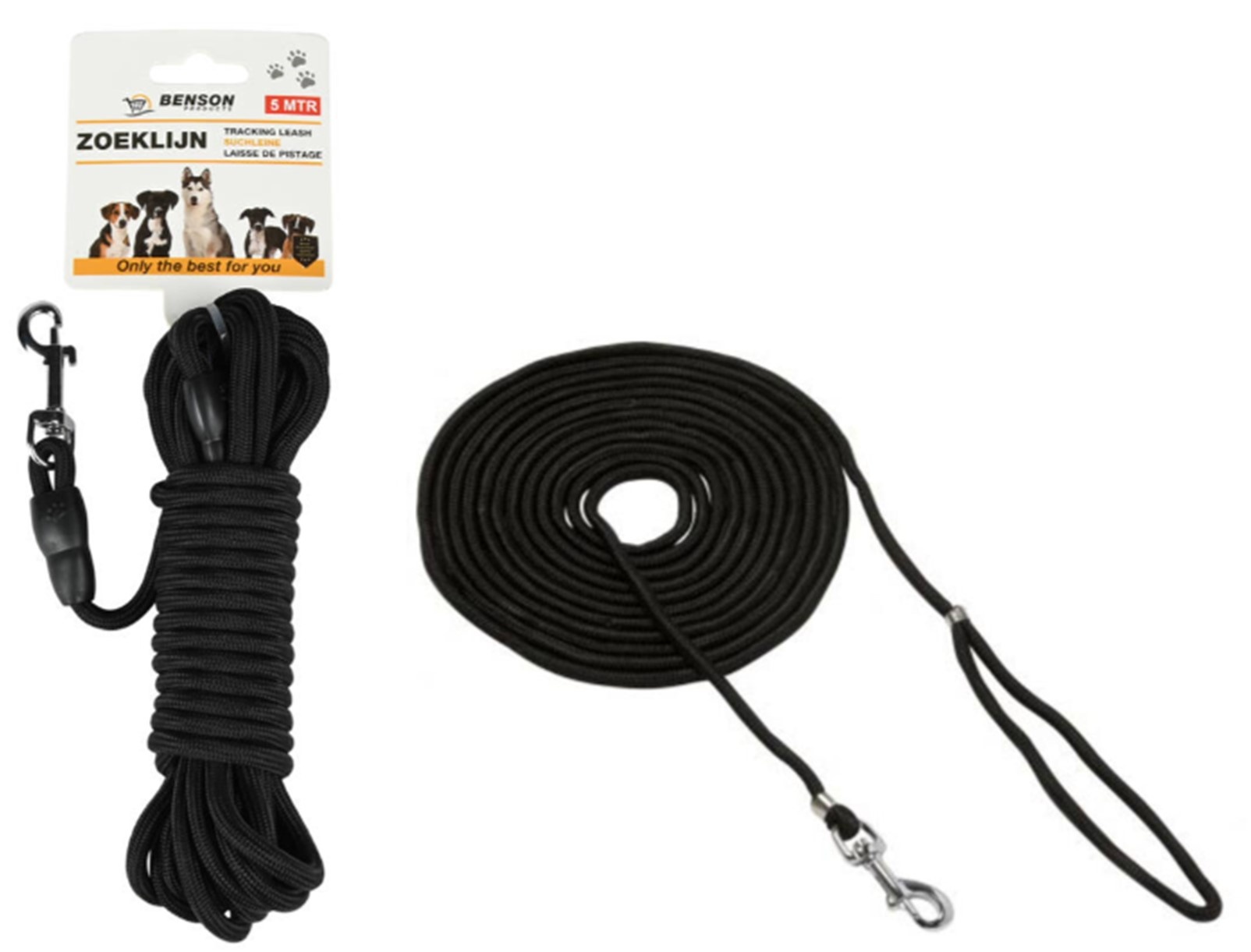 Honden Zoeklijn 5 meter x Ø 6mm