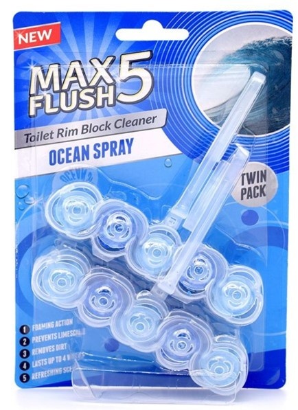 Max Flush 5 Toilet Blok Ocean 2x45gr