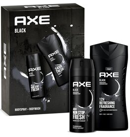 Axe Black Giftset; Deo 150ml + Douche 3in1 250ml