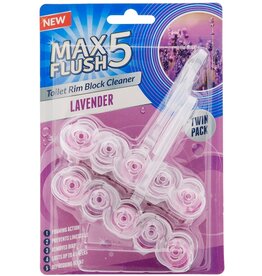 Max Flush 5 Toilet Blok Lavender 2x45gr