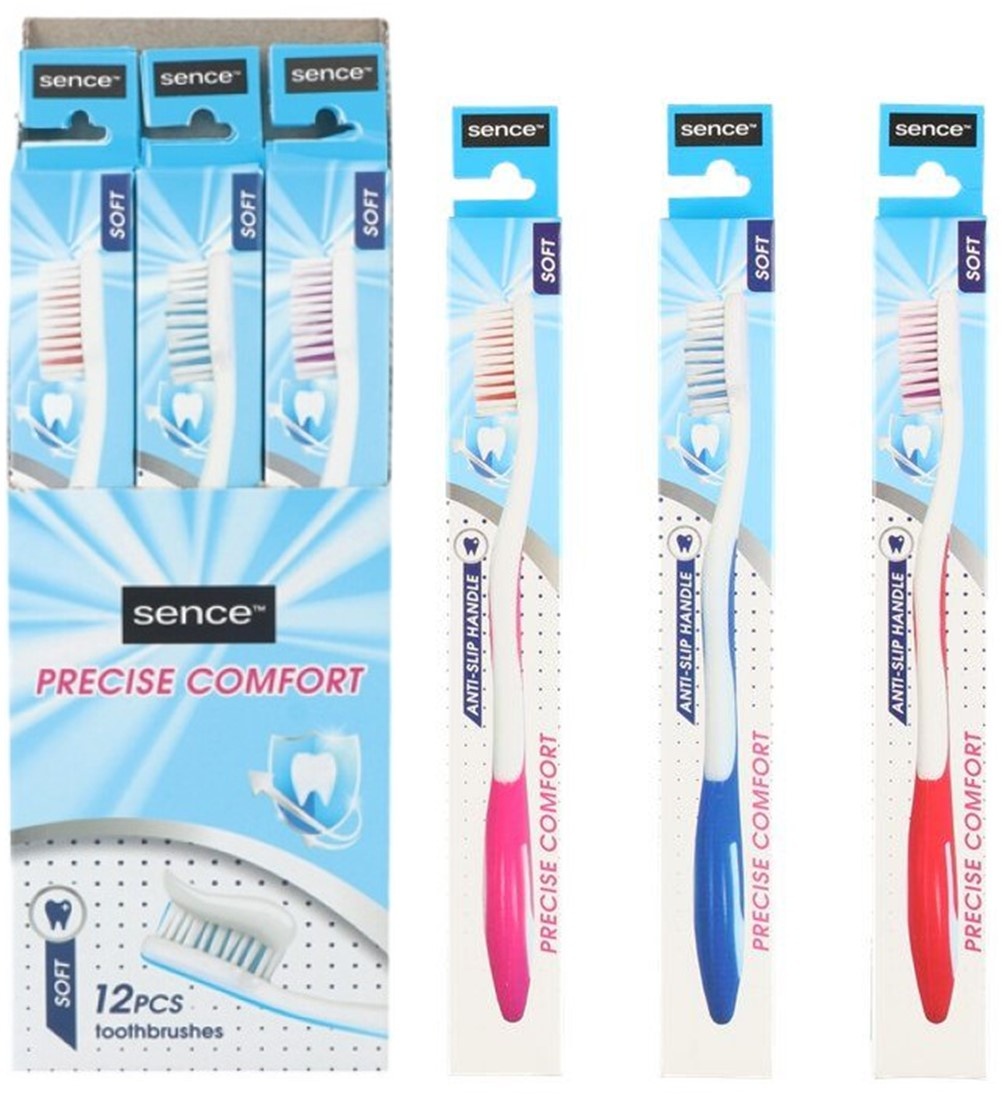 Sence Sencefresh Tandenborstel Soft Comfort Clean assorti kleur