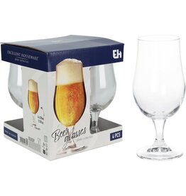 Bierglas 370ml set van 4 stuks