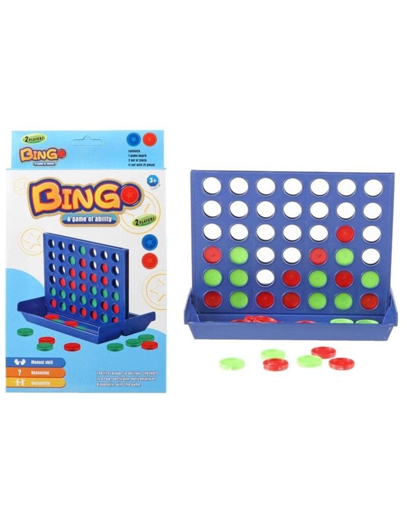 Spel 4-op-een-rij 19x20x3,5cm
