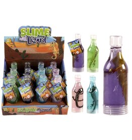 Slime Putty met Lizard inside 110 gram 4 assorti kleur