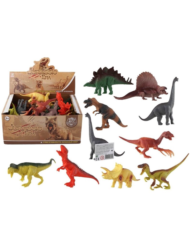 Dinosaurus 15-17cm 9 assorti