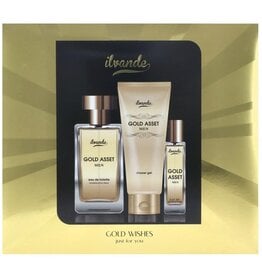 Ilvande Gold Asset Giftset: Douche 100ml + Edt 100ml & 15ml