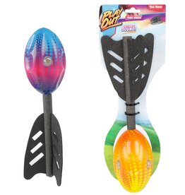 Foam Pijl Bal met Fluitgeluid 29cm 2 assorti kleur