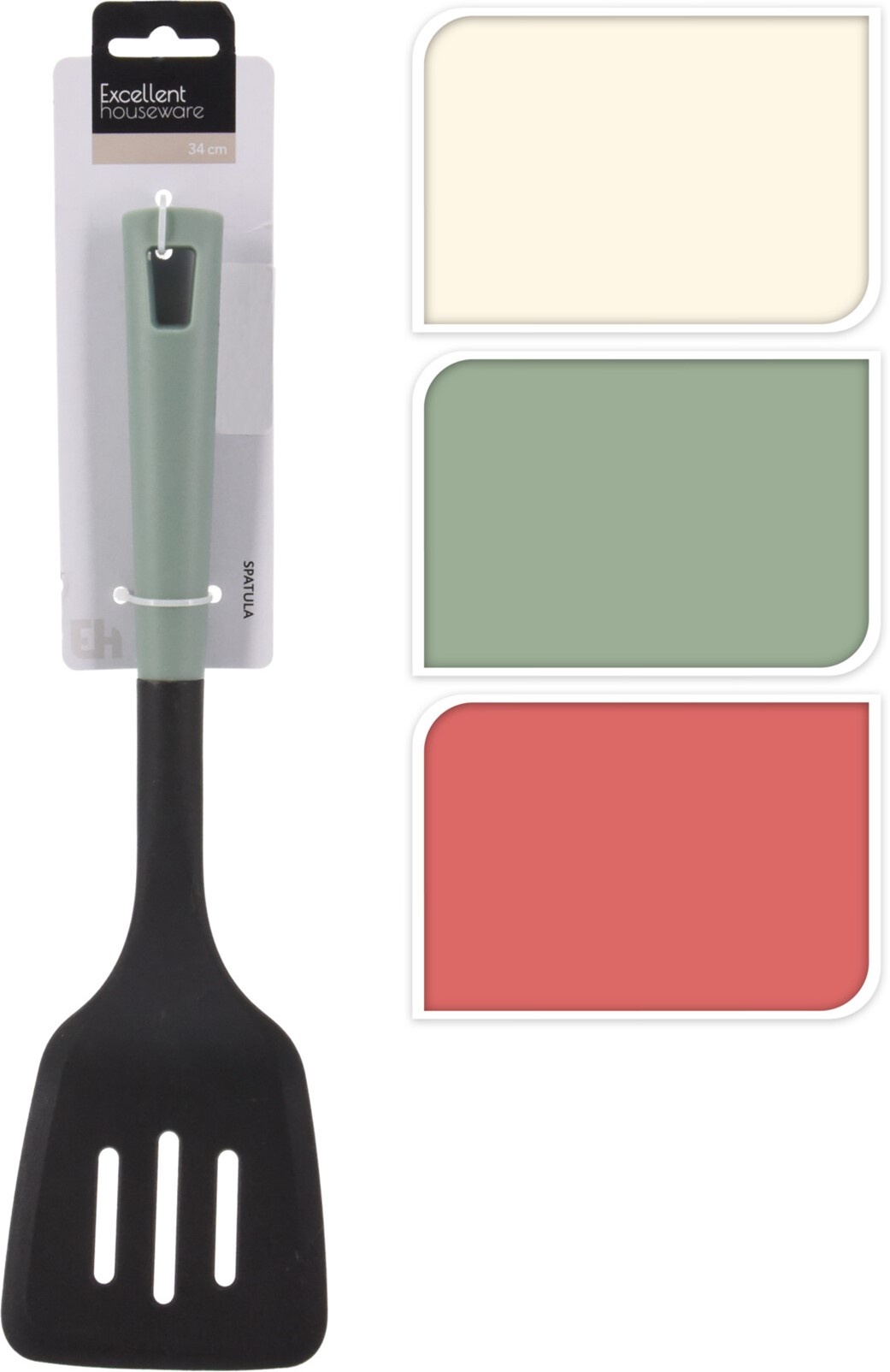 Spatel 34cm PBT 3 assorti kleur