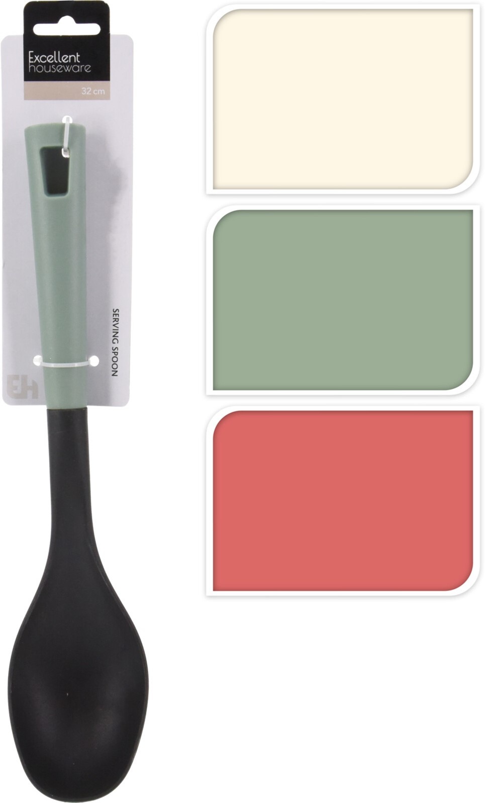 Opscheplepel 32cm PBT 3 assorti kleur