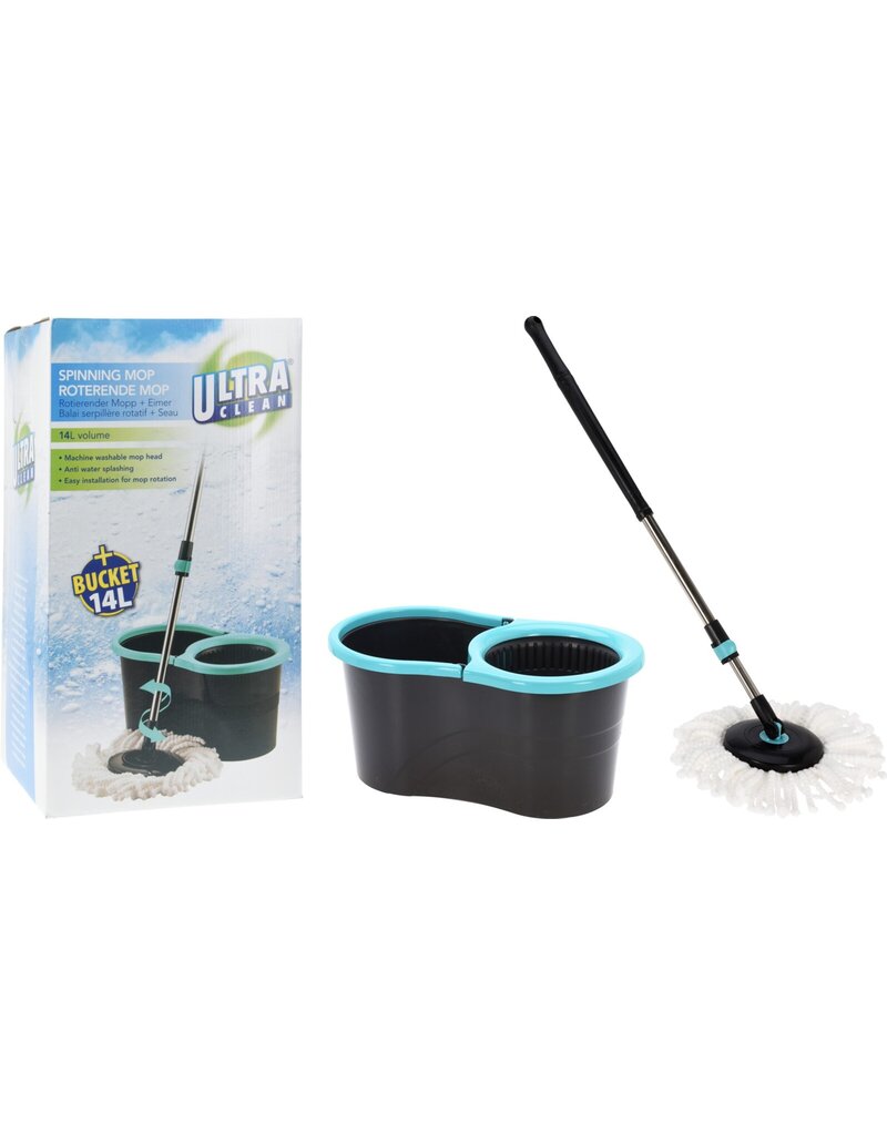 Mopset 3-In-1 Spinning Mop 14 Liter