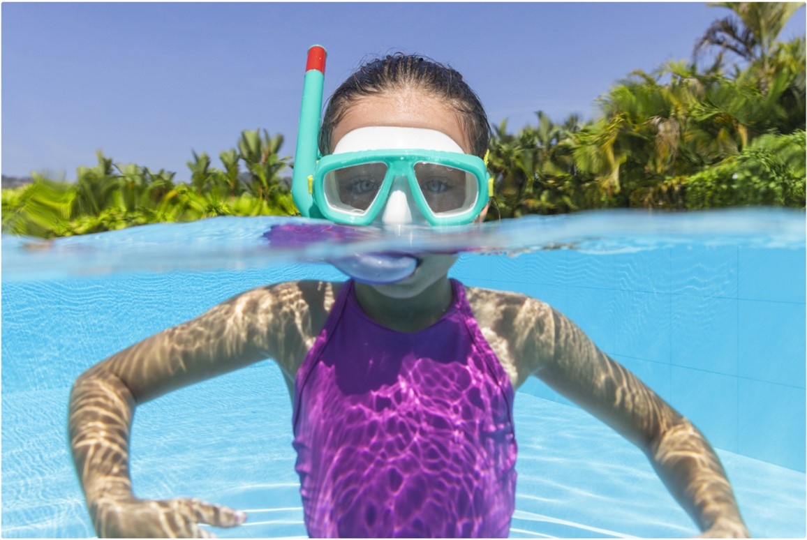 Bestway Snorkelset Essential Aqua Champ 3 jaar+ 2 ass. kleur, foto 2 van 3