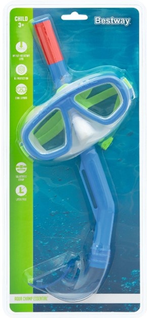 Bestway Snorkelset Essential Aqua Champ 3 jaar+ 2 ass. kleur, foto 3 van 3