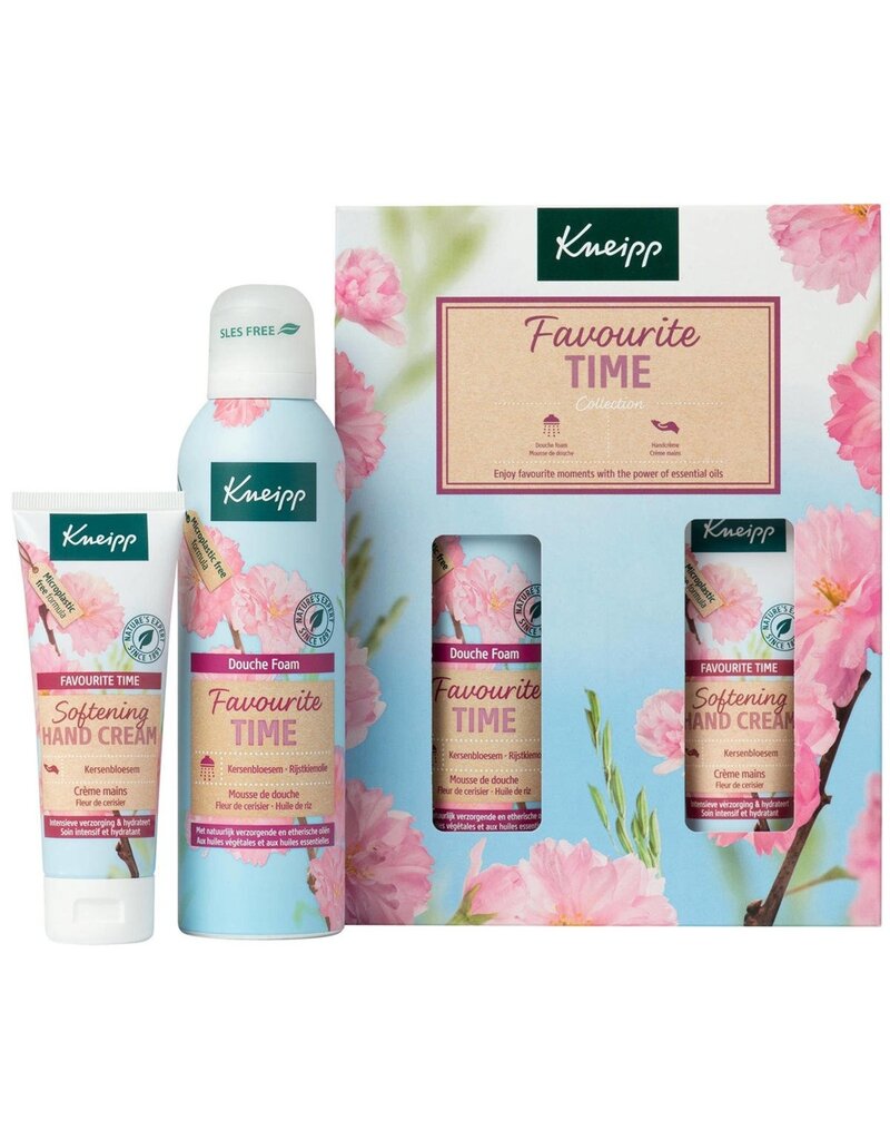 Kneipp Favourite Time Giftset; ShowerFoam200ml&Handcreme75ml