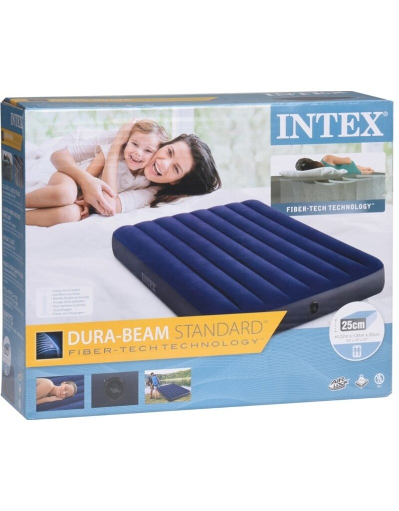 Intex Dura-Beam Classic Downy Luchtbed 137x191x25cm