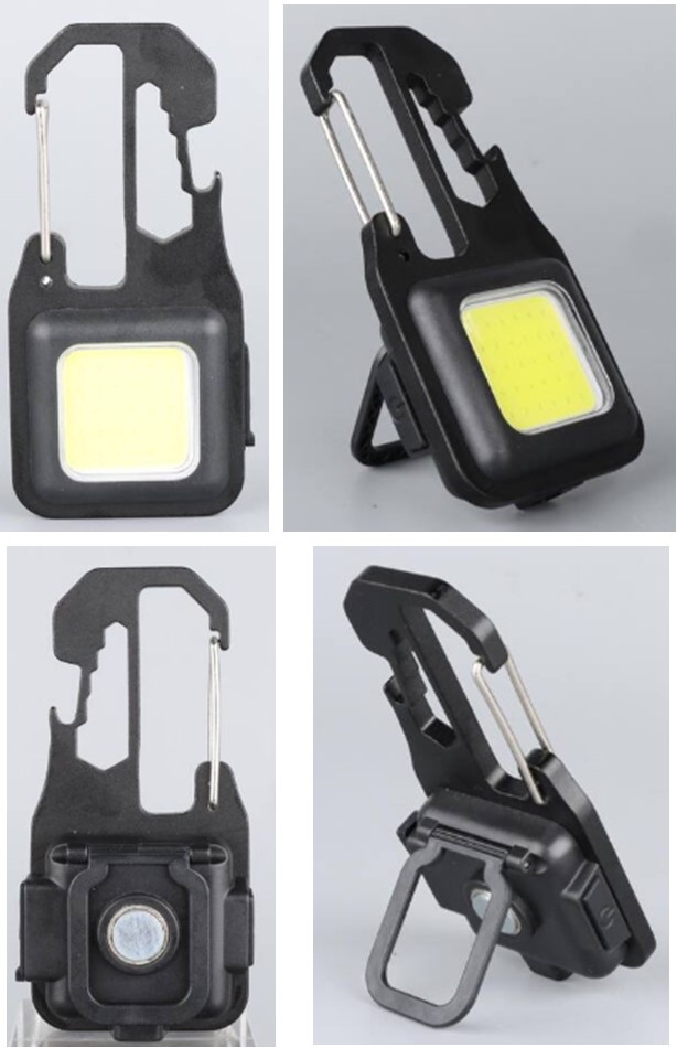 Sleutelhanger Zaklamp met karabijnhaak