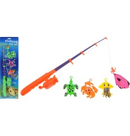 Visvangspel 42 cm met zeedieren 5 delig