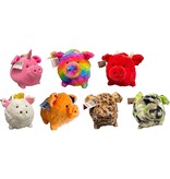 Pluche Funky Piggy 25x20cm 7 assorti