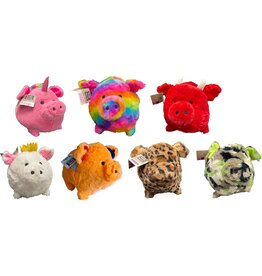 Pluche Funky Piggy 25x20cm 7 assorti