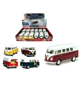 DieCast VW Classical Bus 1962 12,5cm 1:32 4 assorti kleur