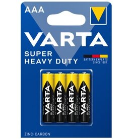 Varta Batterij AAA 4 stuks Super Heavy Duty