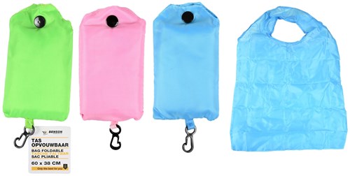 Tas Opvouwbaar Polyester Felle Kleuren 60x38cm