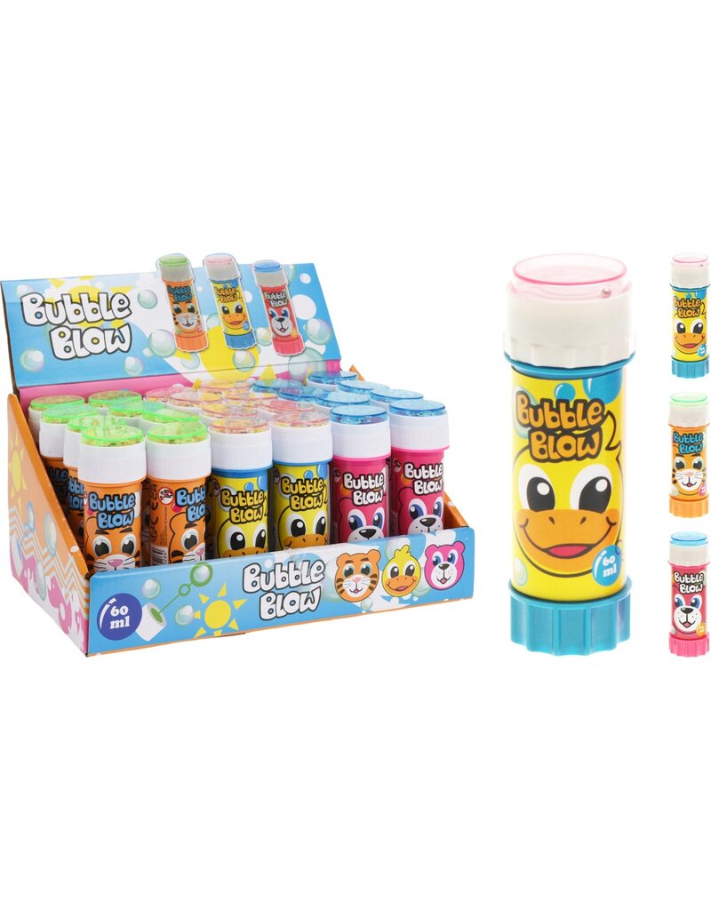 Bellenblaas met spel 60ml 3 assorti design