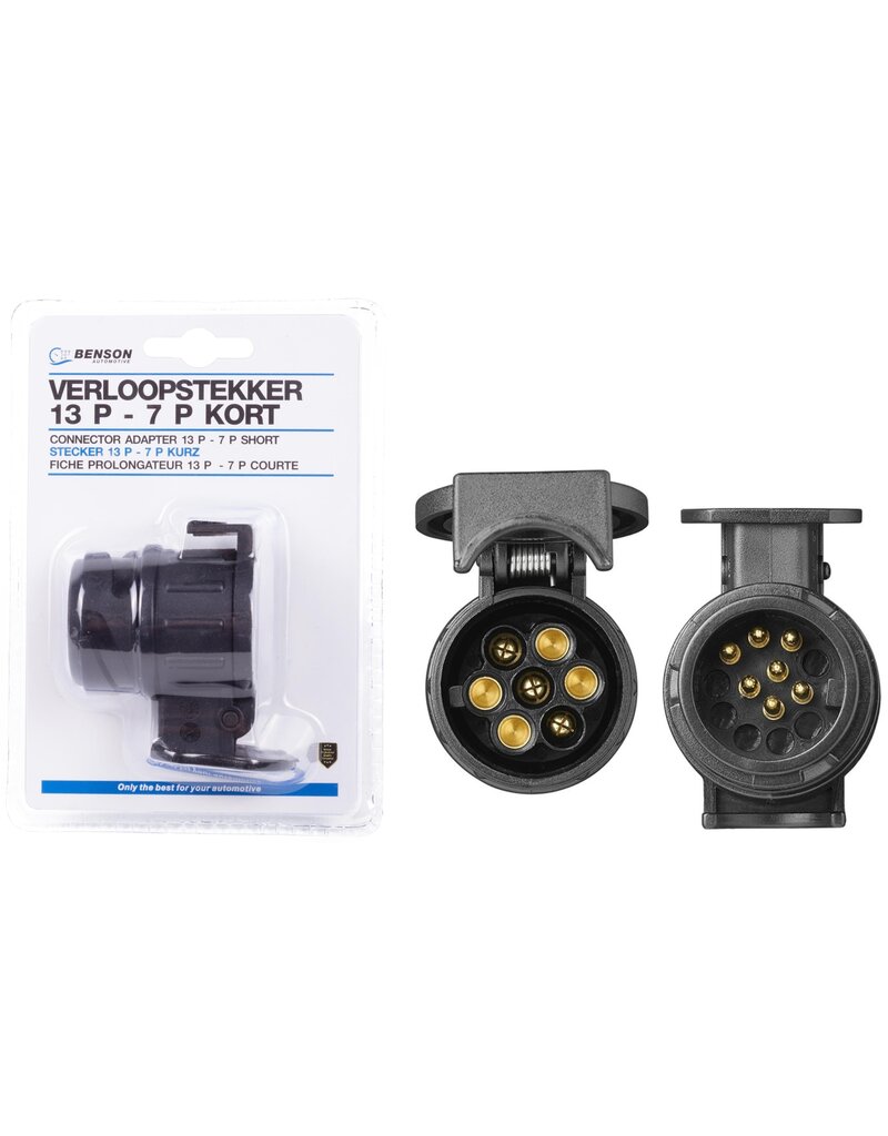 Stekker Verloop 13 polig naar 7 polig Kort