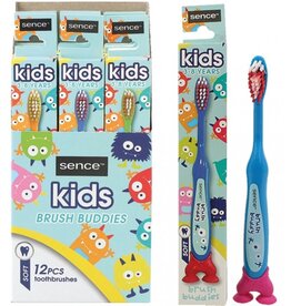 Sencefresh Tandenborstel Soft Kids 3-8 jaar 3 assorti kleur