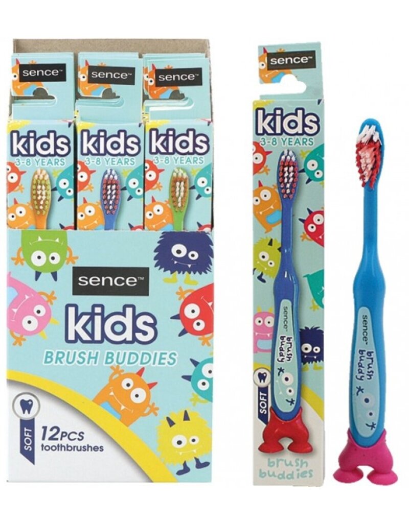 Sencefresh Tandenborstel Soft Kids 3-8 jaar 3 assorti kleur
