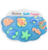 Klei Soft Foam 4 assorti model op kaart 40x30cm