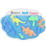 Klei Soft Foam 4 assorti model op kaart 40x30cm