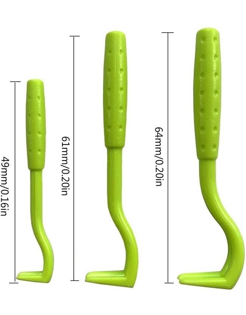 Benson Tekentang Set met Haak Groen 3 delig