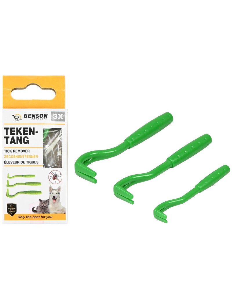 Benson Tekentang Set met Haak Groen 3 delig