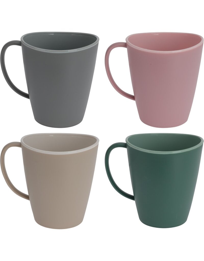 Beker PP 350ml Duotone 4 assorti kleur