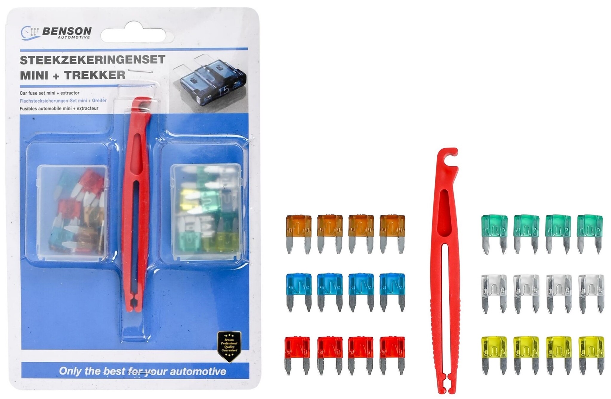 Steekzekering Set met Trekker 25 delig