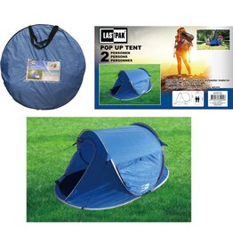 Pop-Up Tent 245x145x95 cm Waterdicht & UV Beschermd 2 pers.