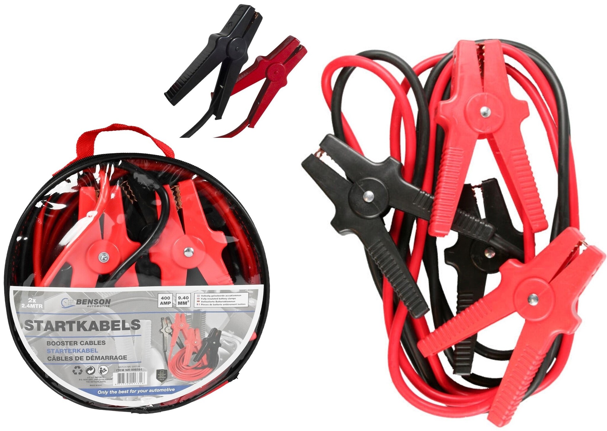 Startkabel 400 Ampere in tas
