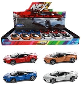 DieCast McLaren GT 11,5cm. 4 assorti kleur