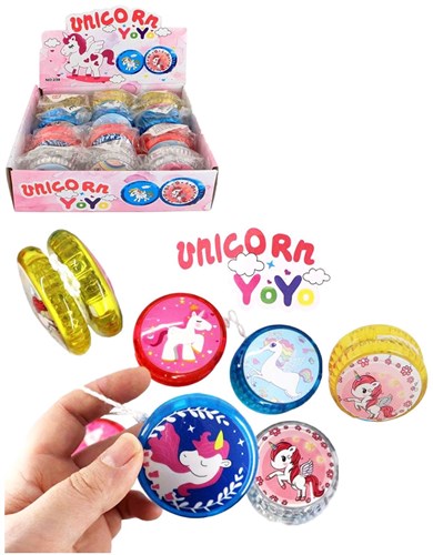 Jojo Unicorn met Licht 5,5cm assorti kleur