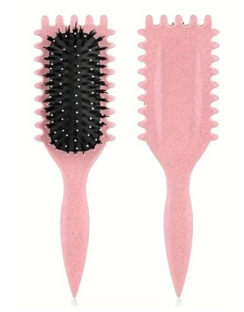 Krullen Borstel Define Roze