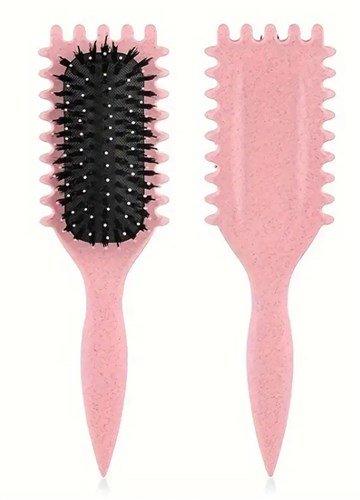 Krullen Borstel Define Roze