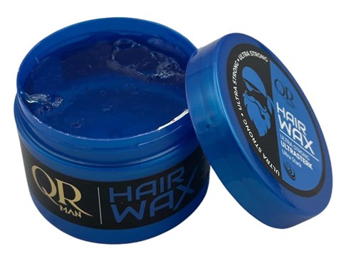 Abzehk QR Men By Abzehk Hair Wax - Ultra Sterk 150ml Blauw