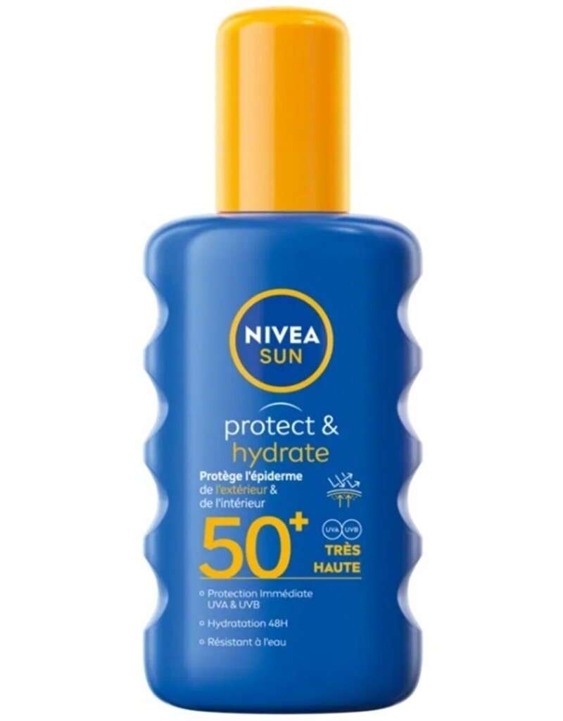 Nivea Sun Spray Protect & Hydrate SPF50+ 200ml (Fr tekst)