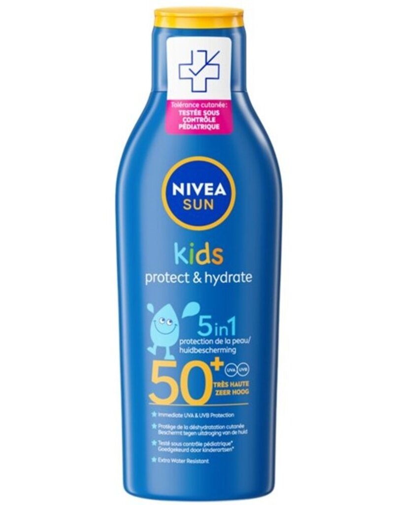 Nivea Sun Lotion Kids Protect & Hydrate SPF50+ 200ml (Nl/Fr tekst)