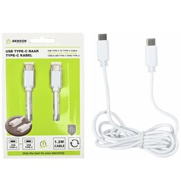Oplaadkabel USB Type-C naar Type-C 1,2 meter