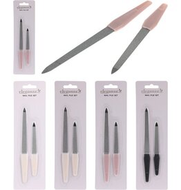 Nagelvijl set van 2 stuks 4 assorti kleur
